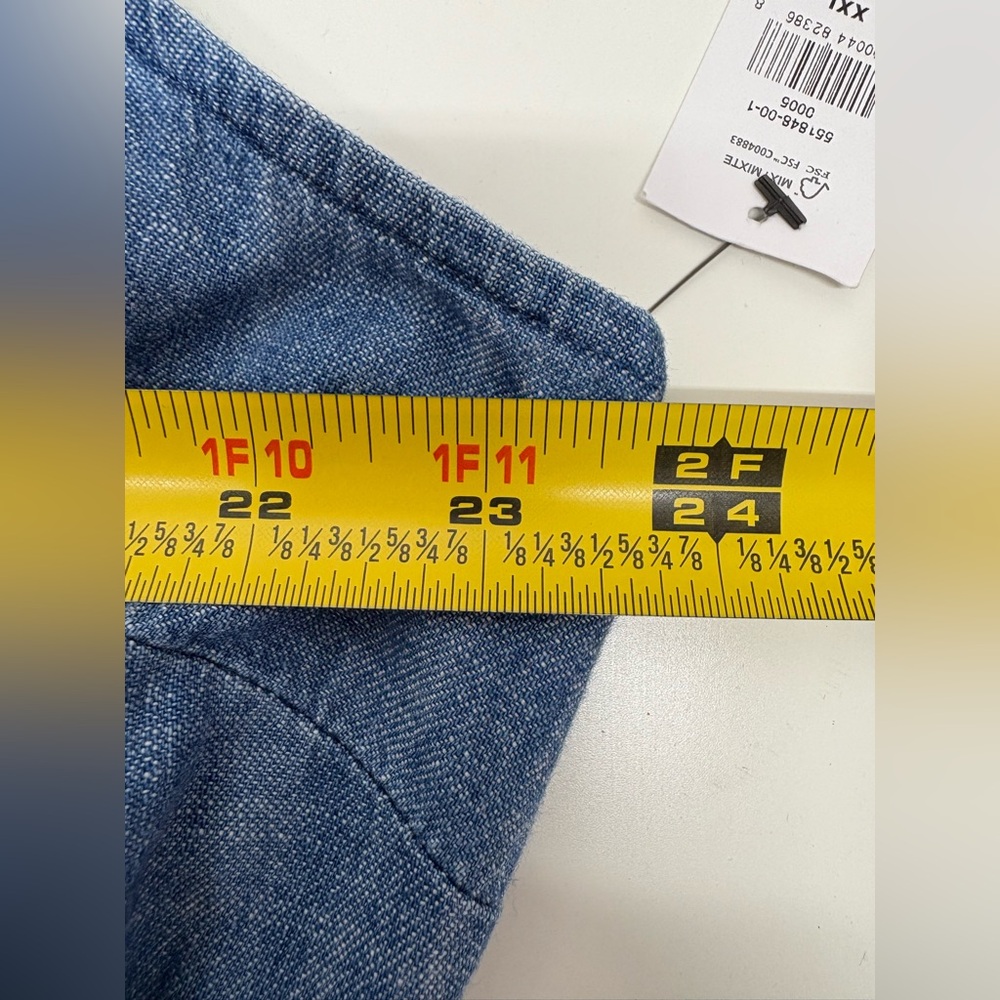 Old Navy Blue Denim Midi Dress - Picture 13 of 16
